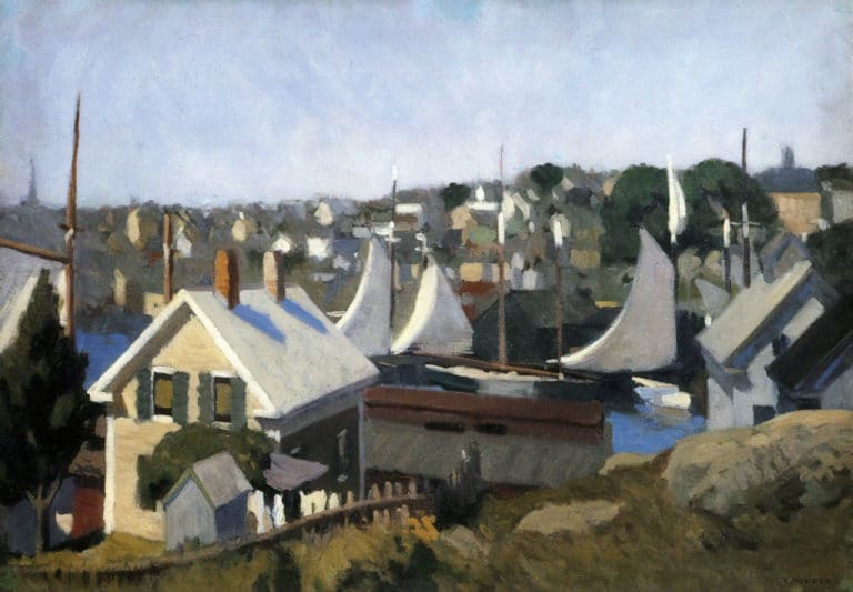 Le port de Gloucester, Edward Hopper (1912)