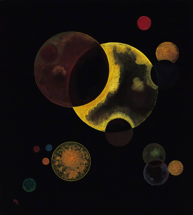 Cercles pesants, Vassily Kandinsky (1927)