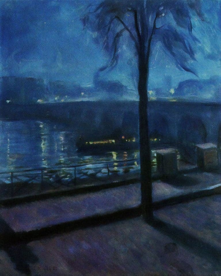 La Seine à Saint-Cloud, Edvard Munch (1890)