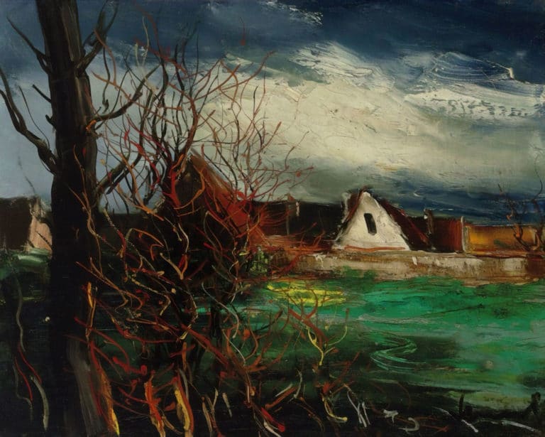 La ferme aux arbres, Maurice de Vlaminck (1942)