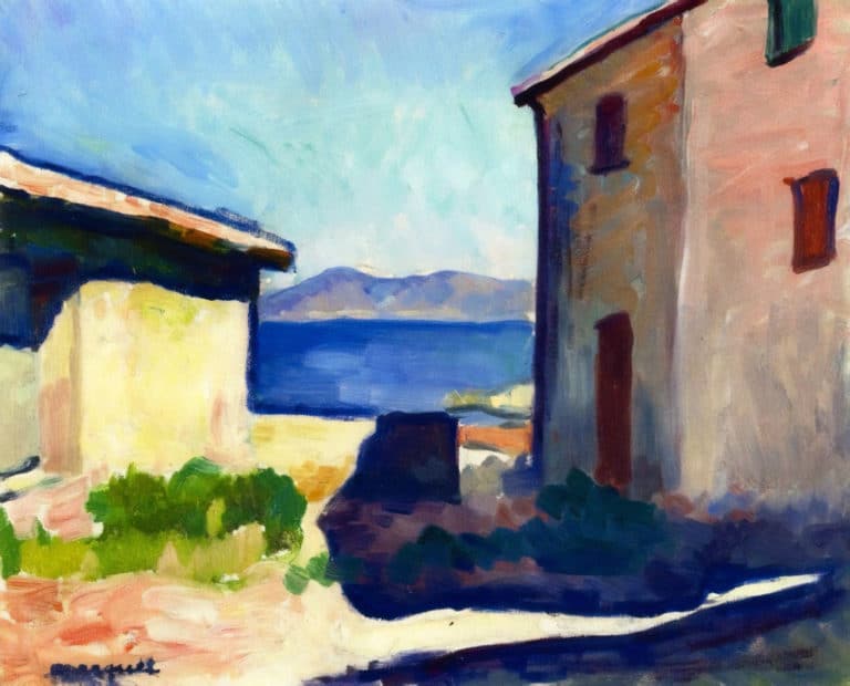 La maison de Saint-Tropez, Albert Marquet (1905)