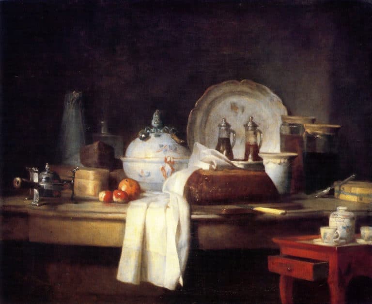 La tablée, Jean Siméon Chardin (1763)