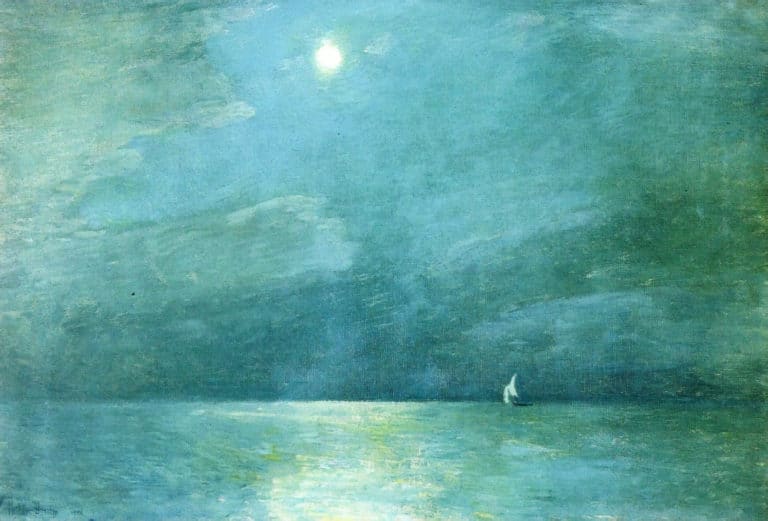 Clair de lune sur la mer, Childe Hassam (1901)