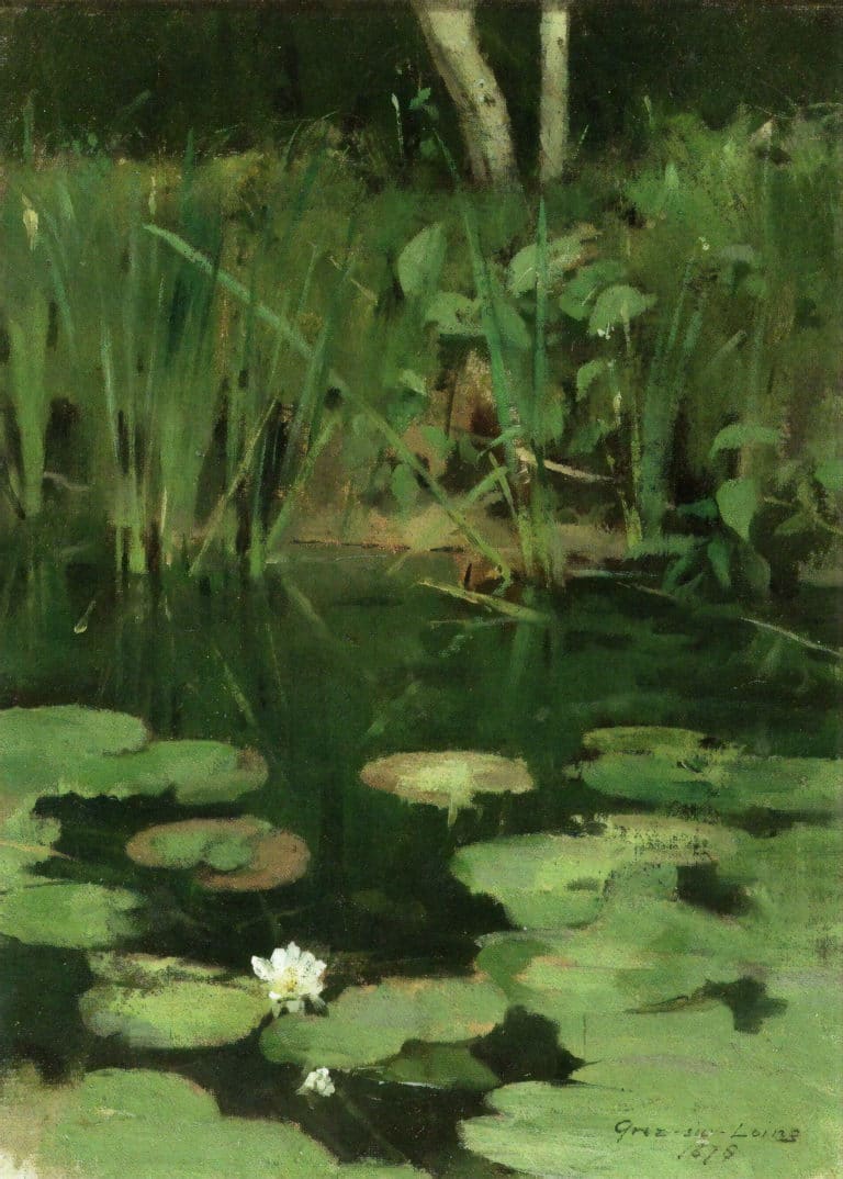 Nénuphars, Theodore Robinson (1878)