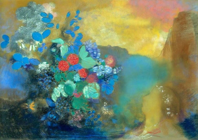 Ophélie au milieu des fleurs, Odilon Redon (1903)