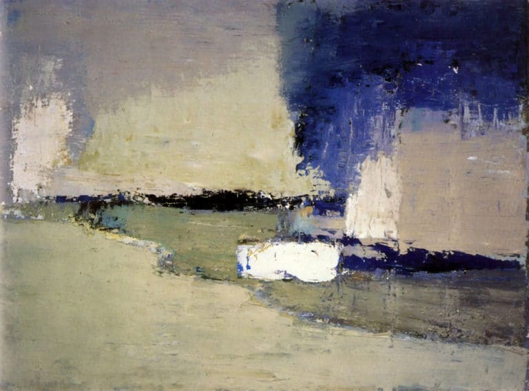 Paysage, Ménerbes, Nicolas de Staël (1953)