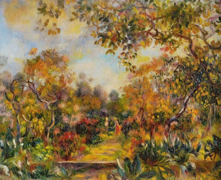 Paysage à Beaulieu, Auguste Renoir (1893)