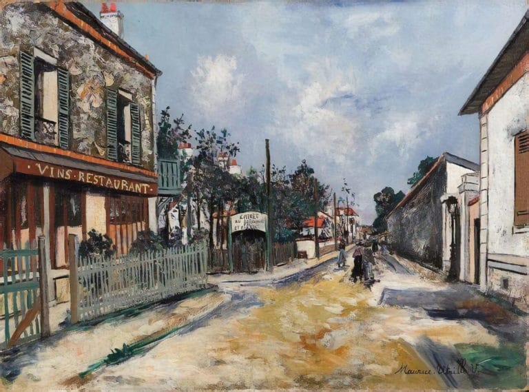 Restaurant à Limeil-Brévannes, Maurice Utrillo (1919)