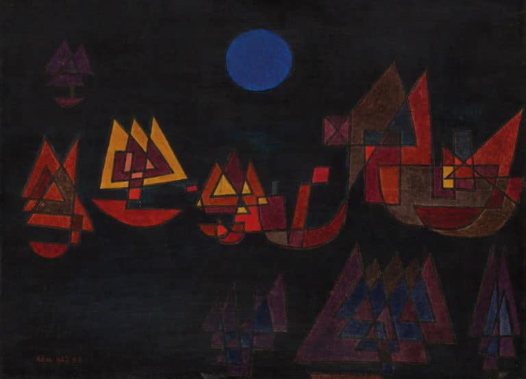 Navires dans l’obscurité, Paul Klee (1927)