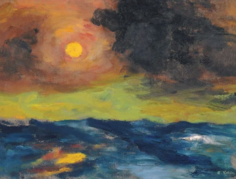 Soleil voilé, Emil Nolde (1950)
