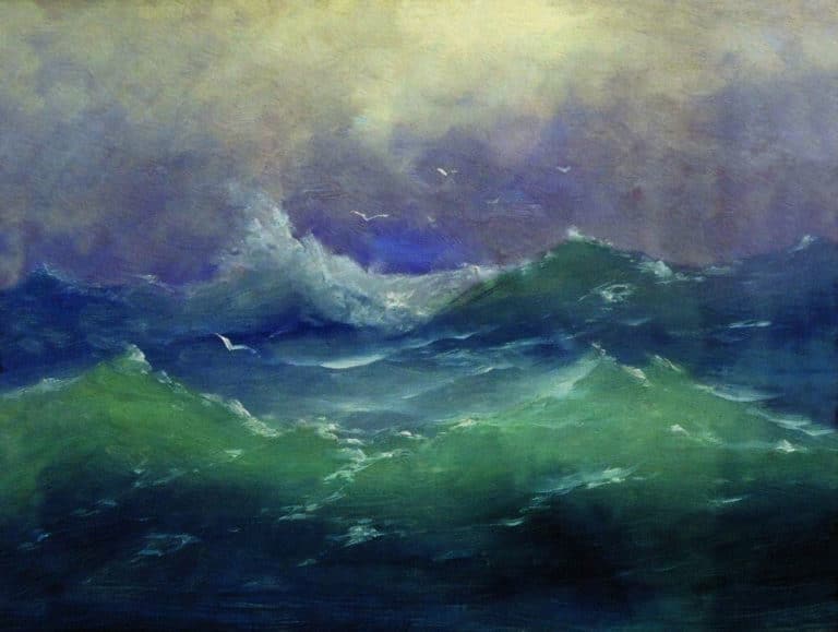 Vagues, Arkhip Kouïndji (1887)
