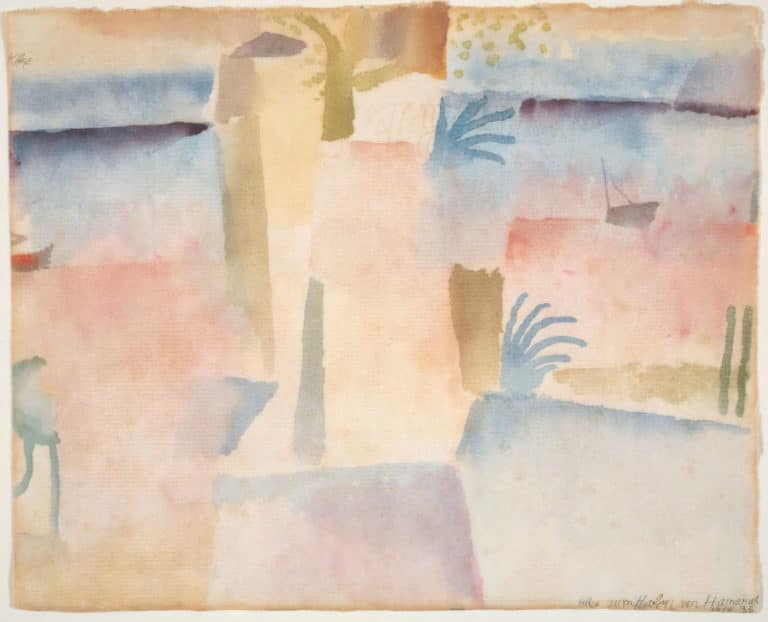 Vue du port d’Hammamet, Paul Klee (1929)