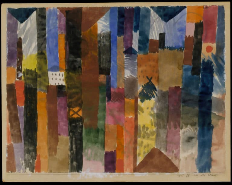 Devant la ville, Paul Klee (1934)