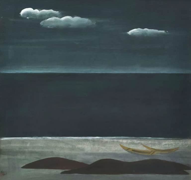 Barques sur la côte, Lin Fengmian (1959)
