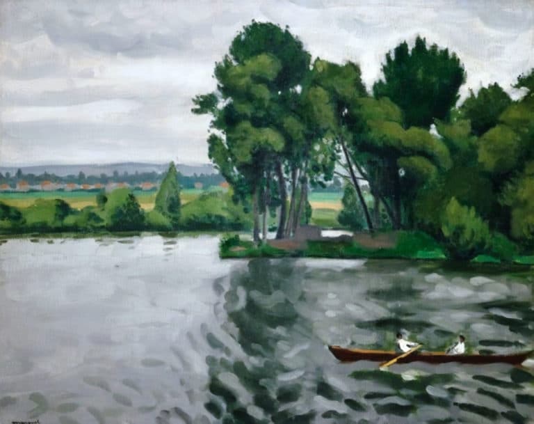 Bord de la Seine à Poissy, Albert Marquet (1908)
