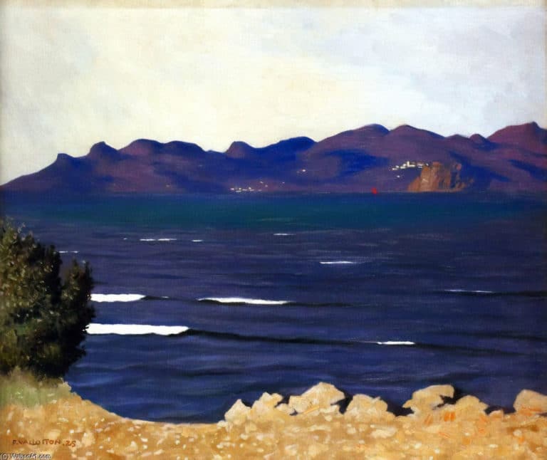 L’Estérel et la baie de Cannes, Félix Vallotton (1920)