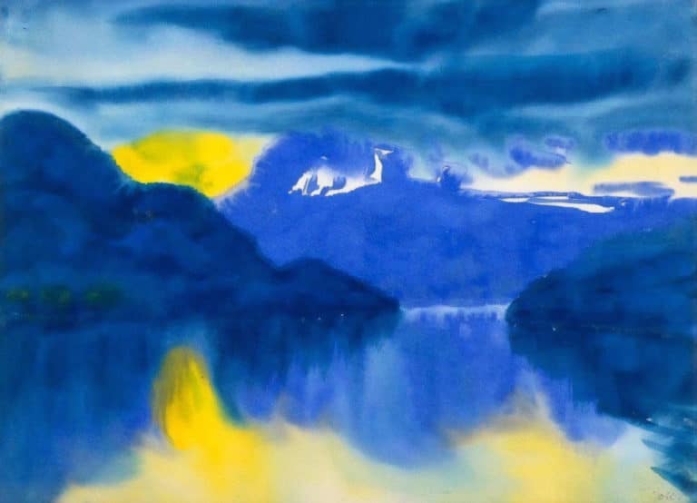 Le lac des Quatre-Cantons, Emil Nolde (1930)