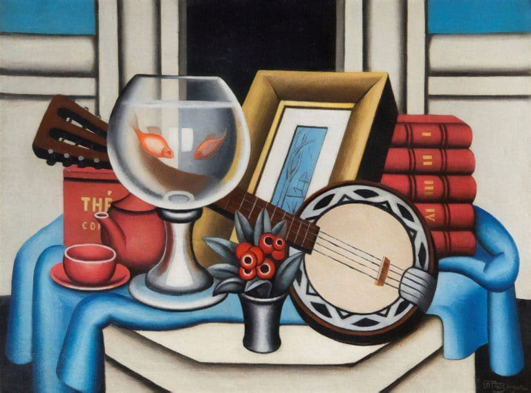 Le bocal aux poissons rouges, Jean Metzinger (1926)