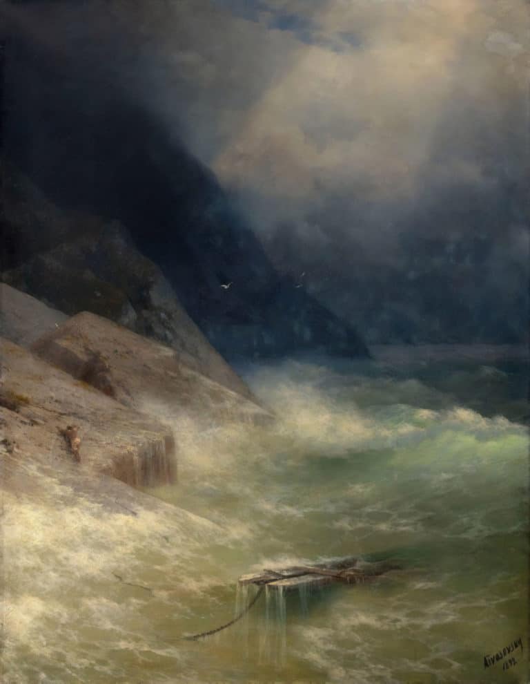 Le survivant, Ivan Aïvazovski (1892)