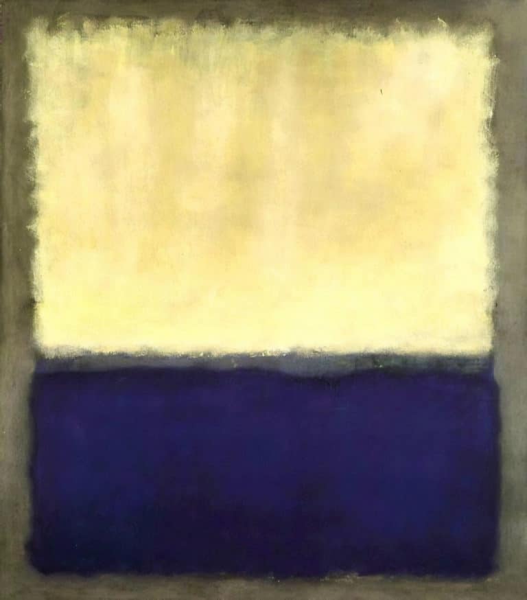 Lumière, terre et, au-dessus, bleu, Mark Rothko (1954)