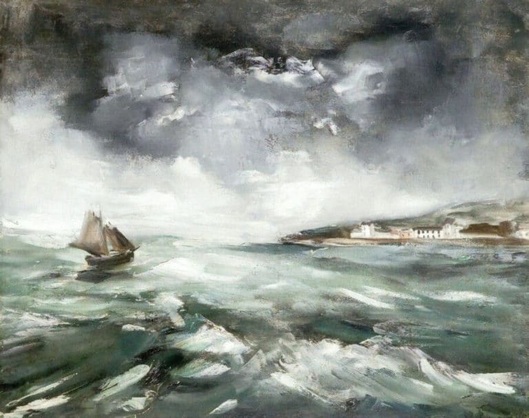 Marine, temps gris, Maurice de Vlaminck (1941)