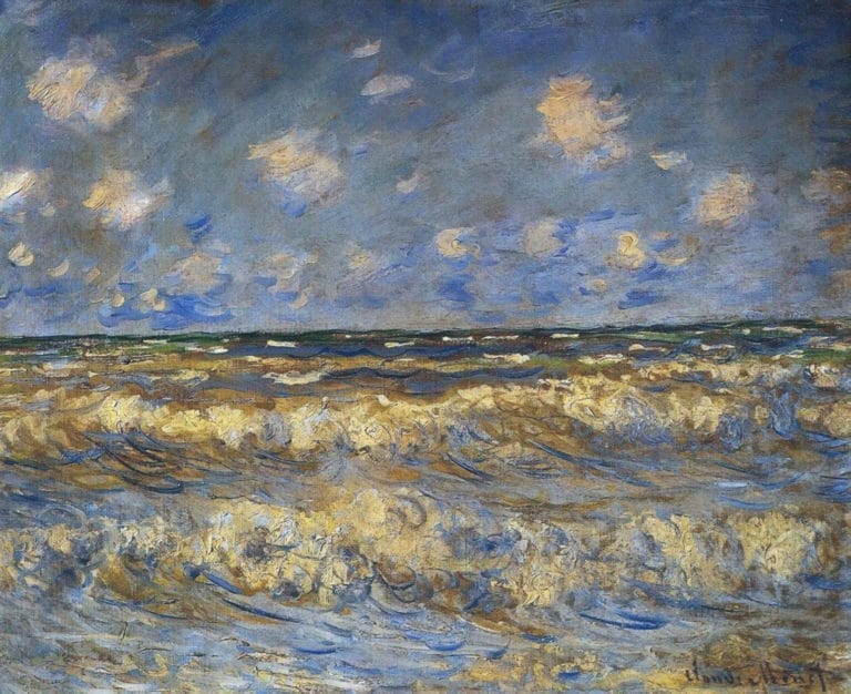 Mer agitée, Claude Monet (1881)