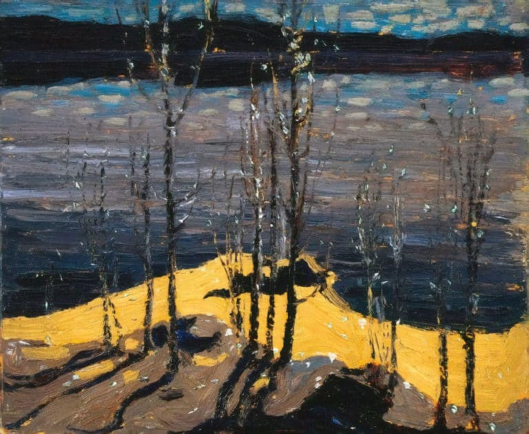 Bouleaux au clair de lune, Tom Thomson (1915)