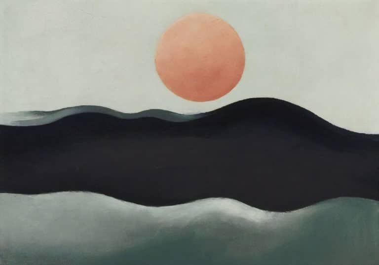 Coucher de soleil à Long Island, Georgia O'Keeffe (1939)