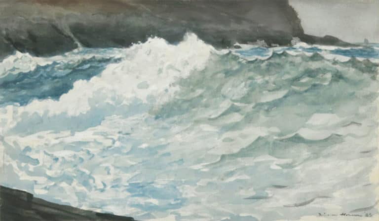 Ressac, Prout’s Neck, Winslow Homer (1895)