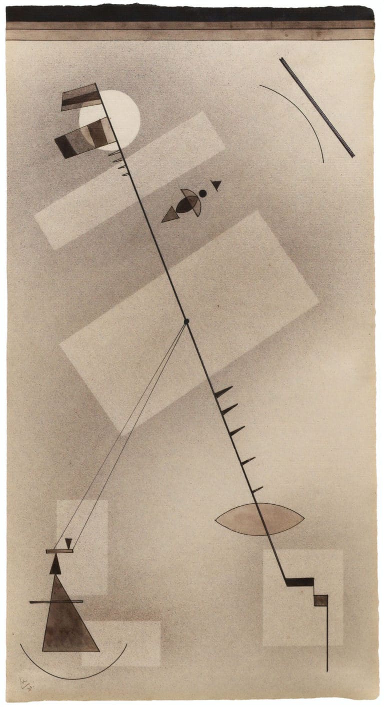 Ligne tendue, Vassily Kandinsky (1931)