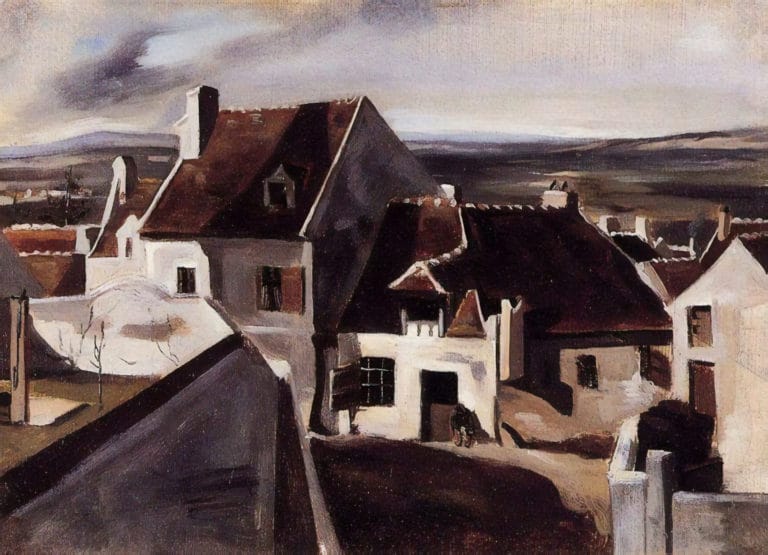 L’auberge de Montigny-lès-Cormeilles, Camille Corot (1825)