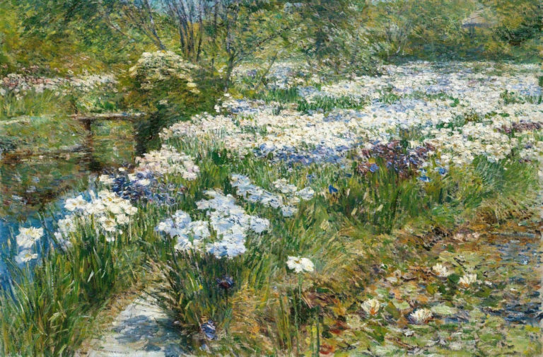 Le jardin d’eau, Childe Hassam (1909)