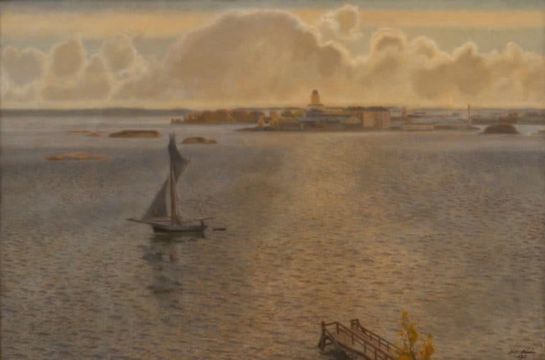 Vue sur Suomenlinna, Yrjo Antti Faven (1931)