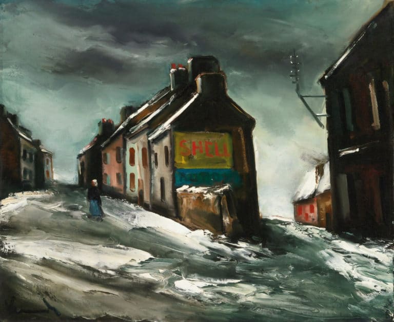 Village sous la neige, Maurice de Vlaminck (1935)