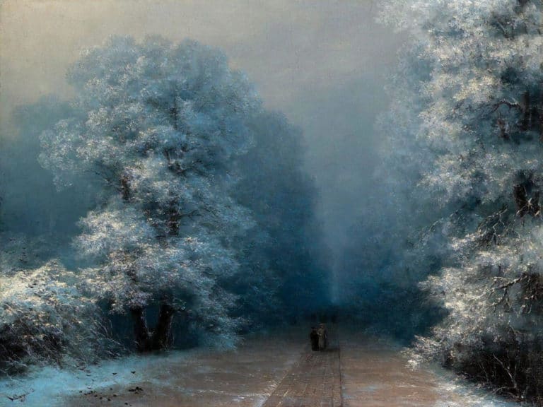 Paysage d’hiver, Ivan Aïvazovski (1876)