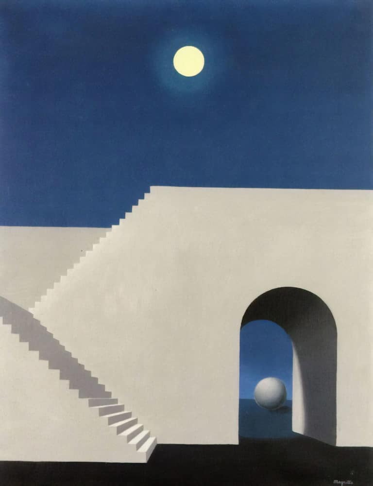 Architecture au clair de lune, René Magritte (1956)