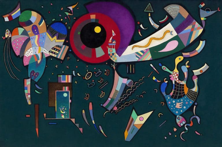 Autour du cercle, Vassily Kandinsky (1940)