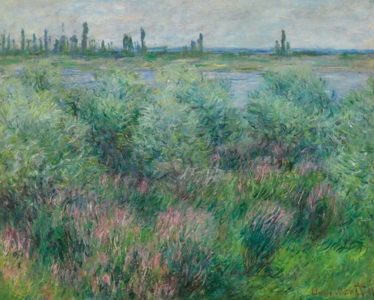 Berges de la Seine près de Vétheuil, Claude Monet (1881)
