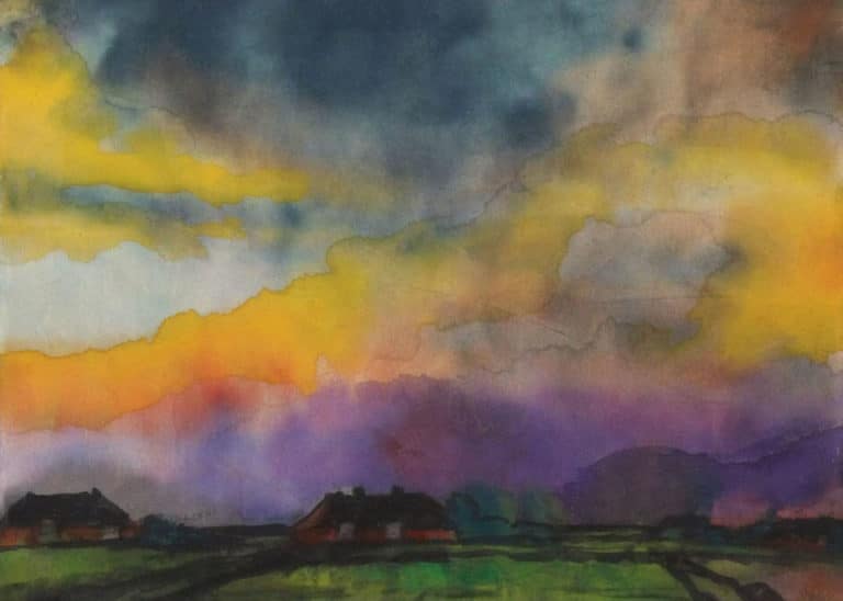 Maisons, Emil Nolde (1938)