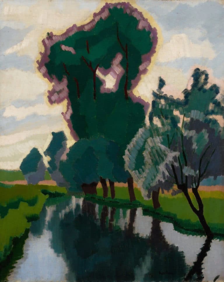 La Marne à Créteil, Auguste Herbin (1908)