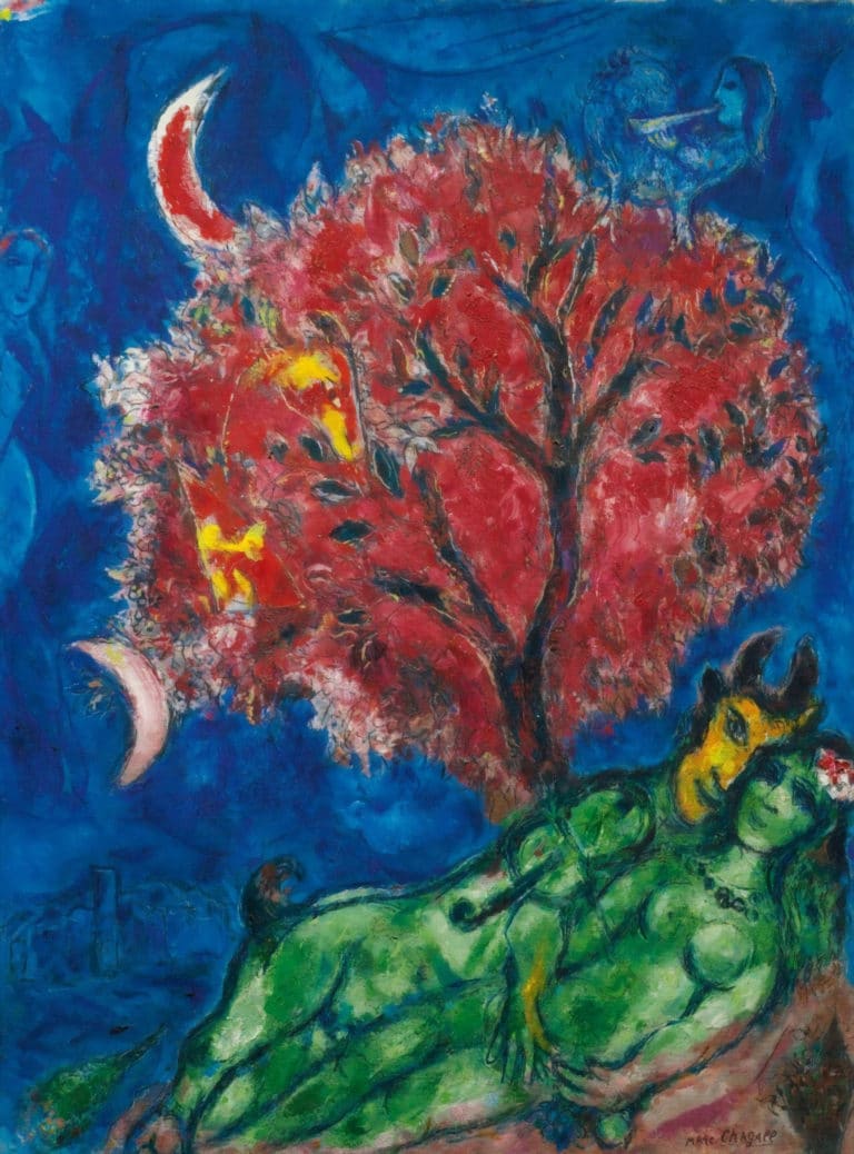 L’arbre rouge, Marc Chagall (1966)