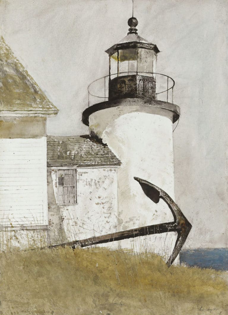 Le phare abandonné, Andrew Wyeth (1977)