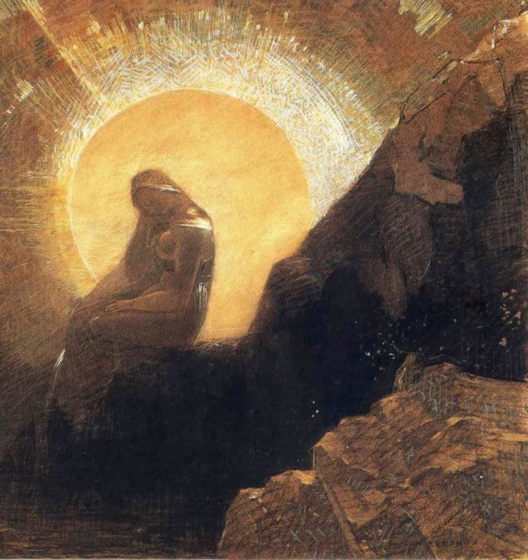 Mélancolie, Odilon Redon (1876)