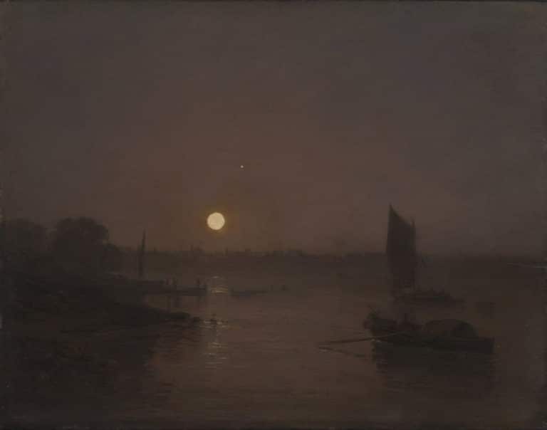Clair de lune, étude à Millbank, William Turner (1797)