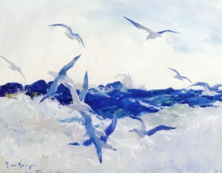 Mouettes, Frank Weston Benson (1927)