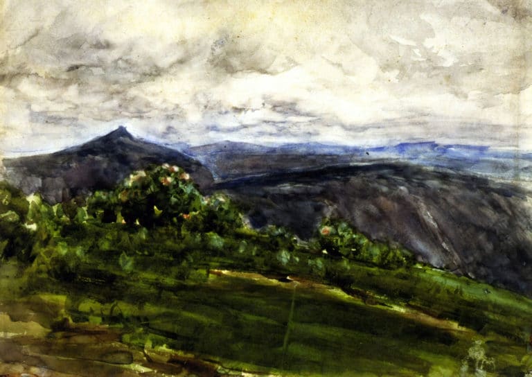 Paysage de montagne, hautes terres, Caroline du Nord, Henry Tanner (1904)