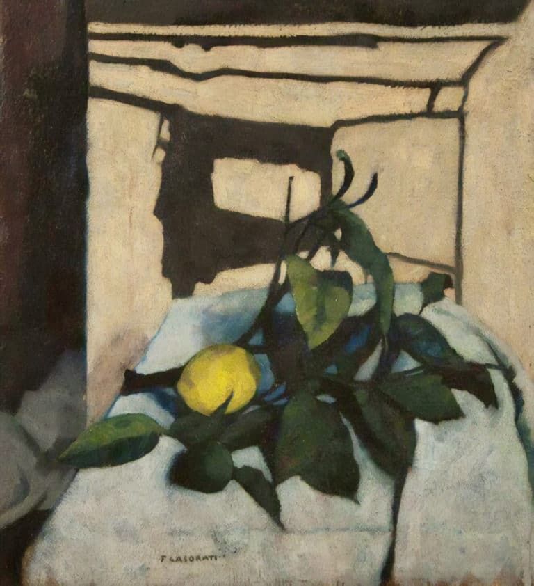 Nature morte au citron, Felice Casorati (1937)