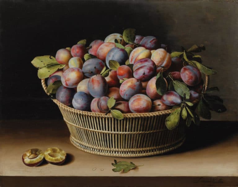 Nature morte aux prunes, Louise Moillon (1629)