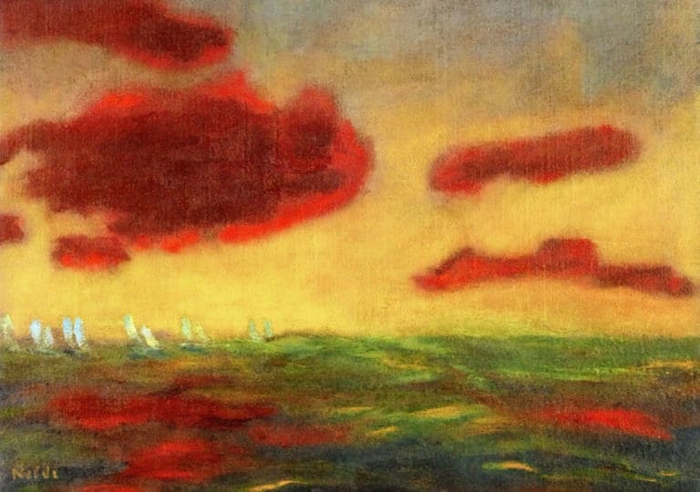 En haute mer, Emil Nolde (1949)
