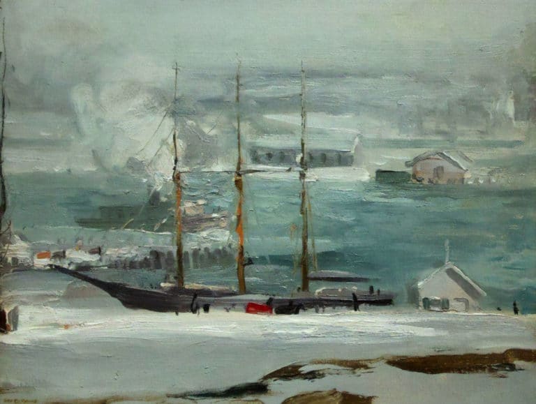Journée argentée, George Bellows (1912)